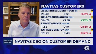 Navitas Semiconductor CEO on how AI is disrupting the chips industry [upl. by Aryajay]