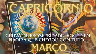 CAPRICÓRNIO MARÇO 🌈♑ CHUVA DE PROSPERIDADE ✨💎 VOCÊ NEM IMAGINA [upl. by Aanas]