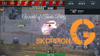 WoT Blitz Skorpion G 😂 WOT Music Vineyards 4579 Damage 3 kills  ammo rack [upl. by Cerelia868]