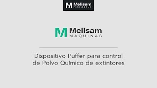 Dispositivo Puffer para Control del Polvo Químico de extintores matafuegos [upl. by Aliekahs]