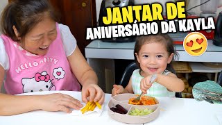 JANTAR ESPECIAL PARA KAYLA DE ANIVERSÁRIO  TIA DO JOINHA [upl. by Akemahs]