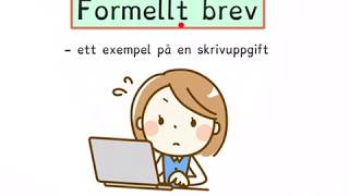 Ett formellt brev  ett exempel [upl. by Pellegrini642]