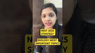 NEET 2025 STRATEGY  NEET EXAM MOST IMPORTANT CHAPTERS BIOLOGY  NEET EXAM 2025  NEET 2025 BIOLOGY [upl. by Goat]