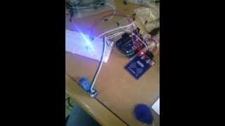 RC522 MFRC522 RFID Door Unlock w Arduino [upl. by Akirdnahs]