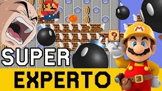 BOMBARDEO ATÓMICO 💣💣💣   SUPER EXPERTO NO SKIP  Super Mario Maker  ZetaSSJ [upl. by Amelie]