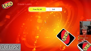 uno with prezoh hunter and later 24framesofnick aksually twitch VOD  83124 [upl. by Schroder]