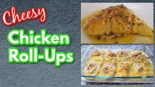 CHEESY CHICKEN ROLLUPS  4 INGREDIENT RECIPE  CHICKEN RECIPE simplerecipes chickenrecipes food [upl. by Xavier]