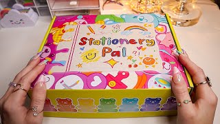 ASMR  Stationery Pal Haul amp Unboxing 📝💗 [upl. by Howard]