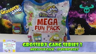 Grossery Gang Series 3 Mega Fun Pack  30 Individual Blind Bags In One Package [upl. by Sabec466]