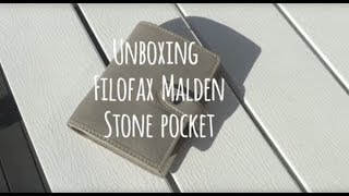 Unboxing Filofax Malden Stone pocket  Jenny 🇫🇮 [upl. by Marie553]