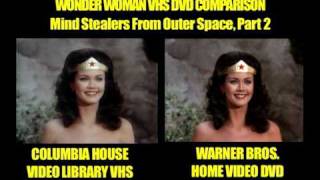 Wonder Woman VHS vs DVD Comparison [upl. by Ardnala]