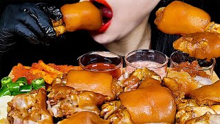 ASMR 쫀득 탱글 미니족발 먹방🐽｜Mini Jokbal MUKBANG🐽｜Boiled pigs feet EATING SOUND｜Korean food REAL SOUND [upl. by Llenrrad]