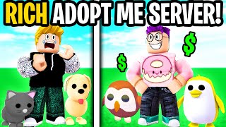 LankyBox 10000 vs 100 RICH SERVER In Roblox Adopt Me LEGENDARY PET TRADES [upl. by Girand]