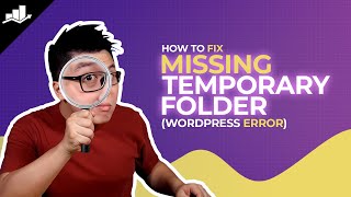 How to Fix Missing Temporary Folder WordPress Error [upl. by Lalaj]