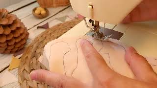 Part 4 Waldorf Inspired Baby doll making tutorials Transferring the pattern and sewing DIY [upl. by Sebbie]