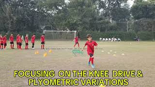 Fast Footwork Exercises  Agility Speed Ladder Traning Drill  Kids Football Drill [upl. by Aekerly]