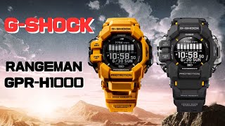 CASIO GSHOCK レンジマン GPRH1000シリーズ ソーラー腕時計 メンズ スマートフォンリンク 2024年1月19日発売 [upl. by Lehar]