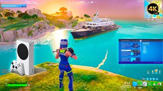 Xbox Series S Fortnite Ranked Smooth 4K 120FPS BEST Controller Settings [upl. by Rosabella]