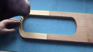 Making an AngloSaxon lyre part 7 [upl. by Yelha]