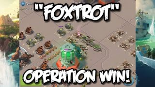 Boom Beach  Task Force Operation quotFOXTROTquot DESTROYED Takedown Recap [upl. by Rauch270]