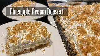 Pineapple Dream Dessert  No Bake Pineapple Dessert Recipe  RKC [upl. by Paco]