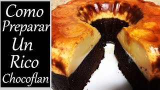 Rico Chocoflan Al Horno pastel imposible Listo Para Vender Compartir O Regalar  La Sazón [upl. by Nerak]