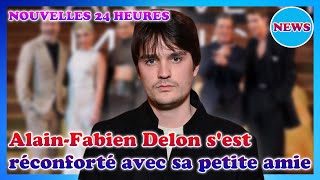 Obsèques d’Alain Delon  AlainFabien Delon lâché par sa mère se console auprès de sa petite amie [upl. by Misak]