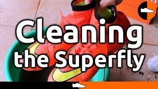 How to Clean the Nike Mercurial Superfly  FootballBootscouk [upl. by Sadiras866]