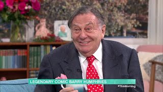 Barry Humphries congratulates Dermot OLeary for quotcoming outquot This Morning 26 November 2021 [upl. by Aicnom]