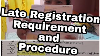 Late Registration of Birth Certificate Final Requirement amp Procedure [upl. by Phina]