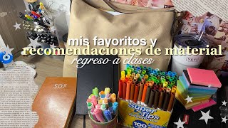 📦 mis recomendaciones y material favorito para regresar a clases 2024🌟📚 back to school [upl. by Picker]