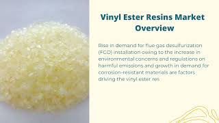 Vinyl Ester Resins Market  Industry Data Analytics  IDA [upl. by Elfont]