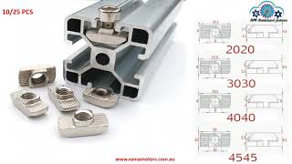 All Types of Aluminium Extrusion Tnuts [upl. by Macur]