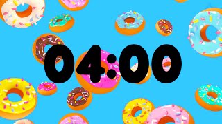 4 Minute Timer 🍩 [upl. by Natsirhc459]