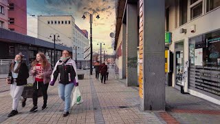 Poland 4K 🇵🇱 Big City Zabrze Scenic Walk [upl. by Arahat]