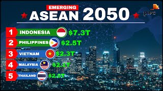 LongTerm Economic Outlook  Philippines Vietnam Malaysia Thailand and Indonesia by 2050 [upl. by Amii]