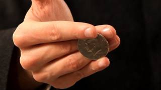 How to Back Palm a Coin  Coin Tricks [upl. by Annabelle]