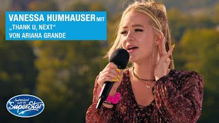 Vanessa Humhauser mit quotThank U Nextquot von Ariana Grande  DSDS 2021 [upl. by Azilef]