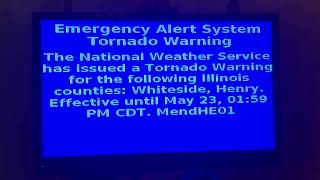 Tornado Warning on NOAA Weather Radio AND Television 05232020 EAS 1718 [upl. by Landing]