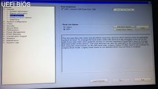 How to enable boot from DVD and USB option with UEFI boot mode enabled [upl. by Llemij741]