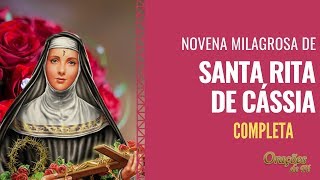 Novena Milagrosa de Santa Rita De Cássia 🙏 COMPLETA [upl. by Trbor]