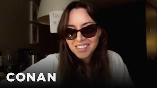 Aubrey Plaza Full Interview  CONAN on TBS [upl. by Cram]