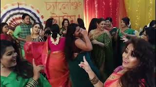 Shabnam Faria Wedding Dance NUSRAT IMROSE TISHA Bhabna Dance Nisho Bangladesh তিশা শবনমফারিয়া [upl. by Akemor651]