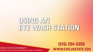 Eye Wash Station Demonstration [upl. by Kliment992]