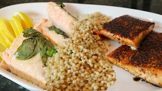 Quick and Easy Salmon Recipes  Seared amp Blackened and Herb Baked [upl. by Riesman]