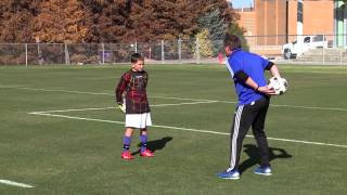 Goalkeeping Drills for the Beginner 02 [upl. by Ladnar]