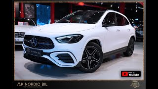 Mercedes Benz GLA 200  2024 White in Red  Facelift AMG Panorama 163hk [upl. by Woodford713]