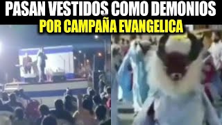 Extraño Desfile pasa por Campaña Evangelística y sucede esto  Testimonios Cristianos [upl. by Mailliw]