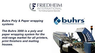 Buhrs 3000 Compact  PAPER WRAPPING MACHINE [upl. by Davon]