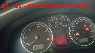 PASSAT B5 SERVICE NOW NASIL SÖNDÜRÜLÜR  PASSAT SERVICE NOW RESET B5 B55 B6 [upl. by Ruthy]